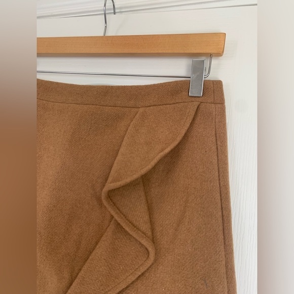 J. Crew Wool Blend Ruffle Skirt - Picture 5 of 12